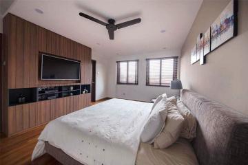 wooden bedroom interior design